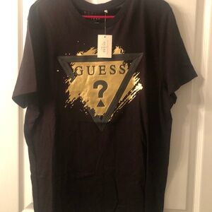 Men’s Black/Gold Guess shirt
